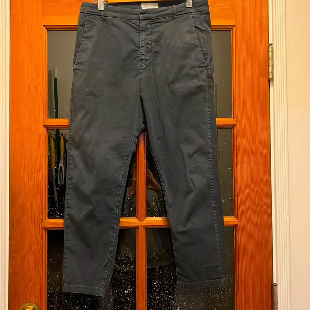 Nili Lotan Paris pant in navy twill size 4